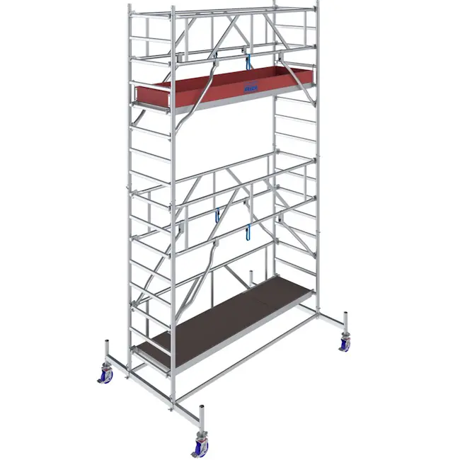 KRAUSE STABILO aluminijumska pokretna skela 2.50x0.75m radna visina 5.40m 772039 KRAUSE STABILO aluminijumska pokretna skela 2.50x0.75m radna visina 5.40m 772039
